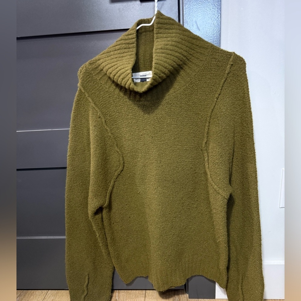 Universal Thread Sage Green Knit Mockneck Sweater Medium - Picture 4 of 5